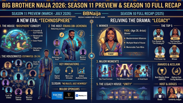 Big Brother Naija 2026: Season 11 Preview and Season 10 Full Recap