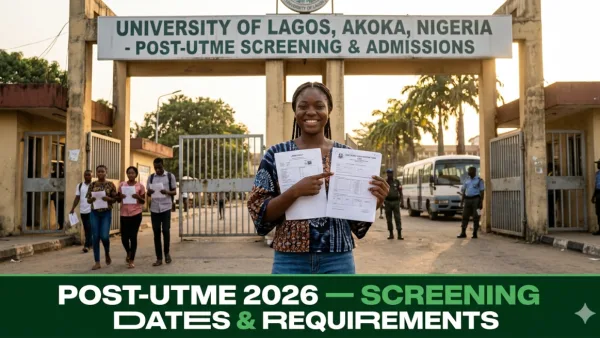 Post-UTME 2026: Screening Dates, Cut-Off Marks and Requirements for All Universities