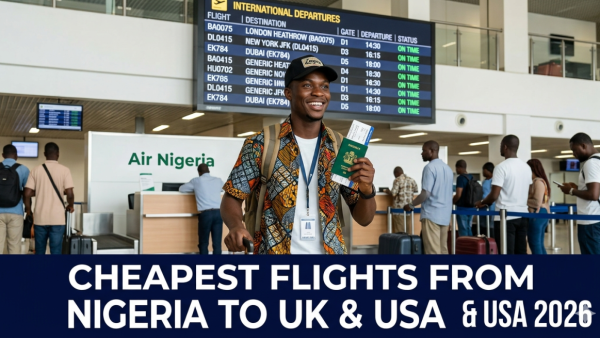 Cheapest Airlines from Nigeria to UK and USA 2026: How to Book the Best Deals