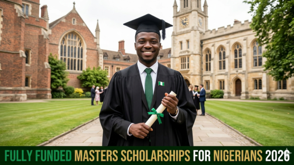 Fully Funded Masters Scholarships for Nigerians 2026: Top Programmes and How to Apply