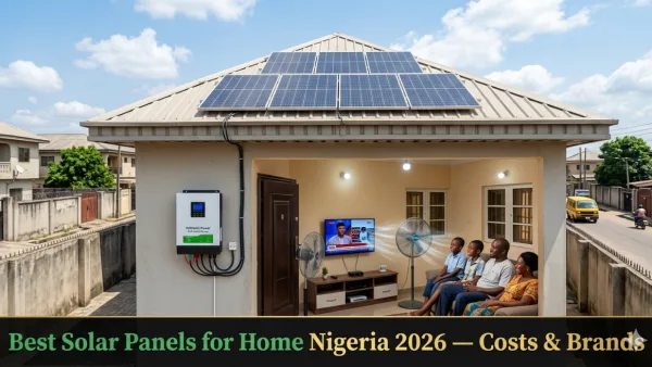 Best Solar Panels for Home in Nigeria 2026: Brands, Costs and What to Buy