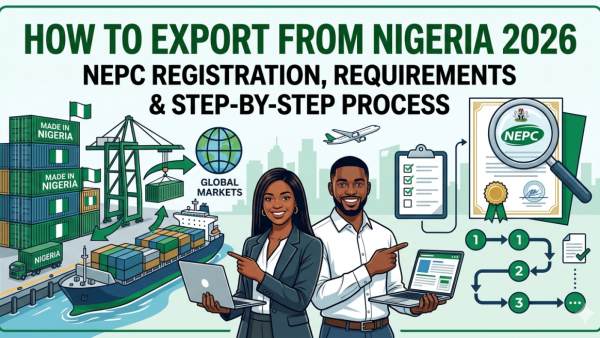 How to Export from Nigeria 2026: NEPC Registration, Requirements and Step-by-Step Process