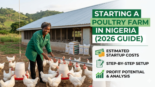 How to Start a Poultry Farm in Nigeria 2026: Costs, Steps and Profit Potential