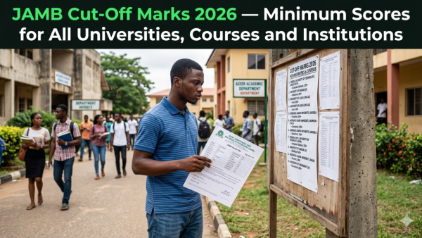 JAMB Cut-Off Marks 2026: Minimum Scores for All Universities, Polytechnics and Courses