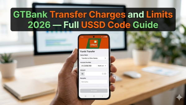 GTBank Transfer Charges, Fees and Limits 2026 — Full USSD Code Guide