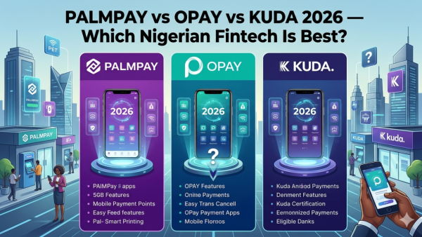 PalmPay vs Opay vs Kuda 2026 — Which Nigerian Fintech Is Best?