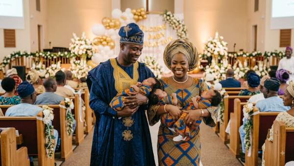 Lateef Adedimeji and Mo Bimpe Triplets Thanksgiving: Full Story, Star-Studded Guests, Shade Okoya and Every Viral Moment