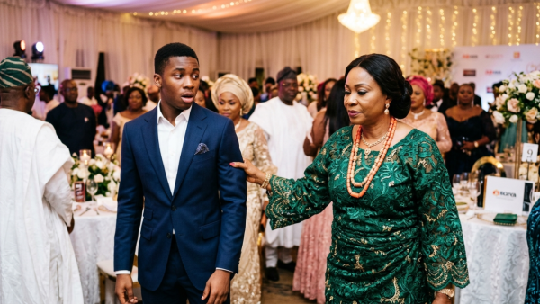 Shade Okoya Pinches Son Wahab at Mo Bimpe’s Party — The Viral Parenting Moment of 2026