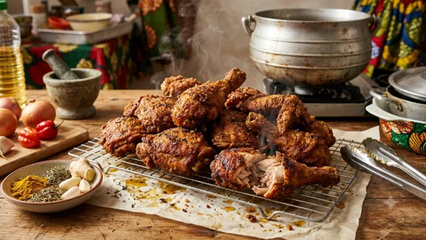 How to Make Nigerian Fried Chicken: Crispy Party Fried Chicken Recipe Step by Step