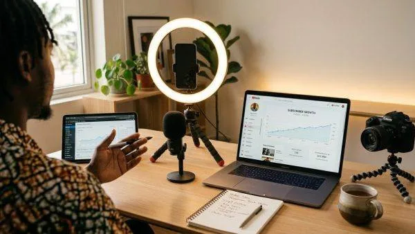 How to Start a YouTube Channel in Nigeria 2026: Equipment, Monetisation and Growth